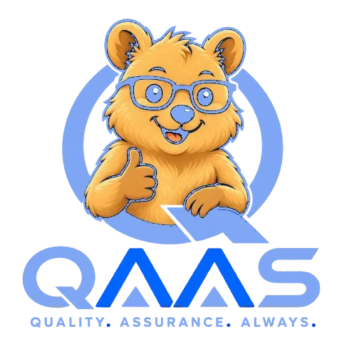 Mascota QAAS — Quality Assurance Always